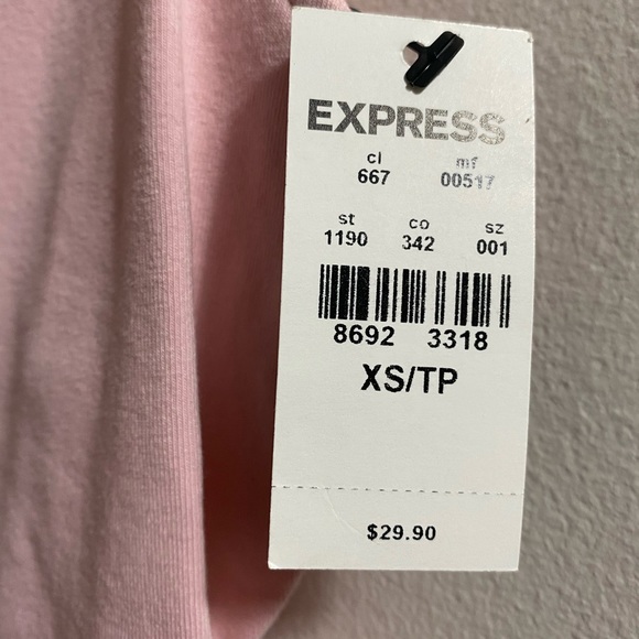 Express size XS women’s cross back tank top - Picture 3 of 4